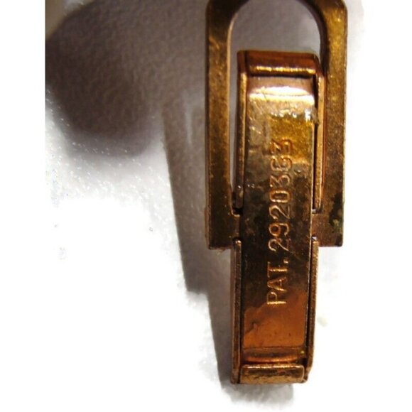 Yellow Dots Enamel Copper Cufflinks Shirt Accessories Wedding Vintage - Picture 7 of 12